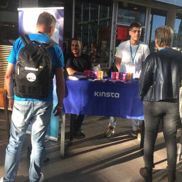 Plus d'informations sur le stand Kinsta au WordCamp Nijmegen